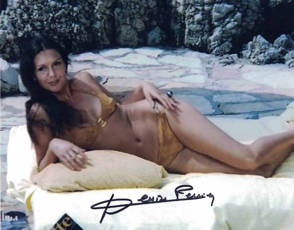 DENISE PERRIER - Diamonds Are Forever hand signed 10 x 8 photo
