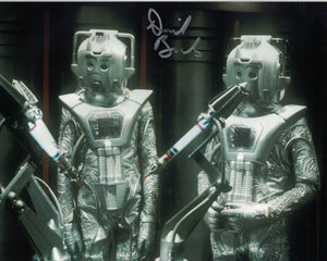 DAVID BANKS - Cyber Leader in Doctor Who hand signed 10 x 8 photo