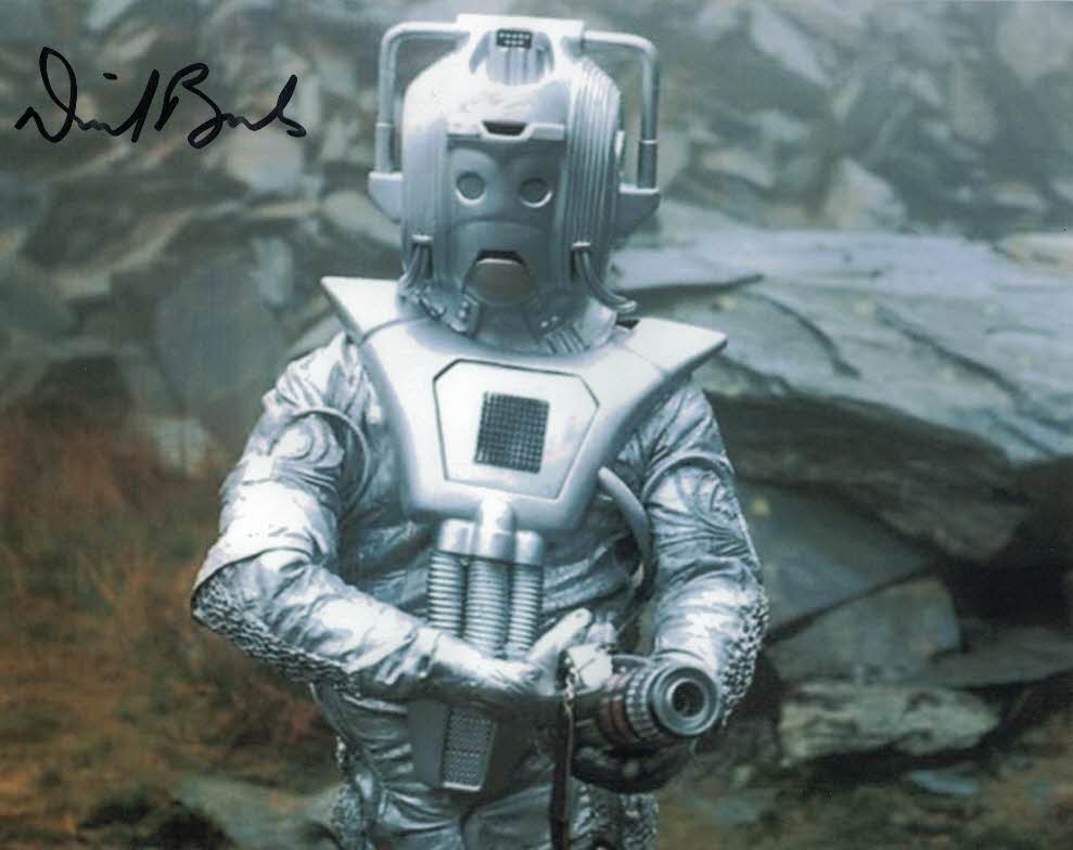 DAVID BANKS - Cyber Leader in Doctor Who hand signed 10 x 8 photo