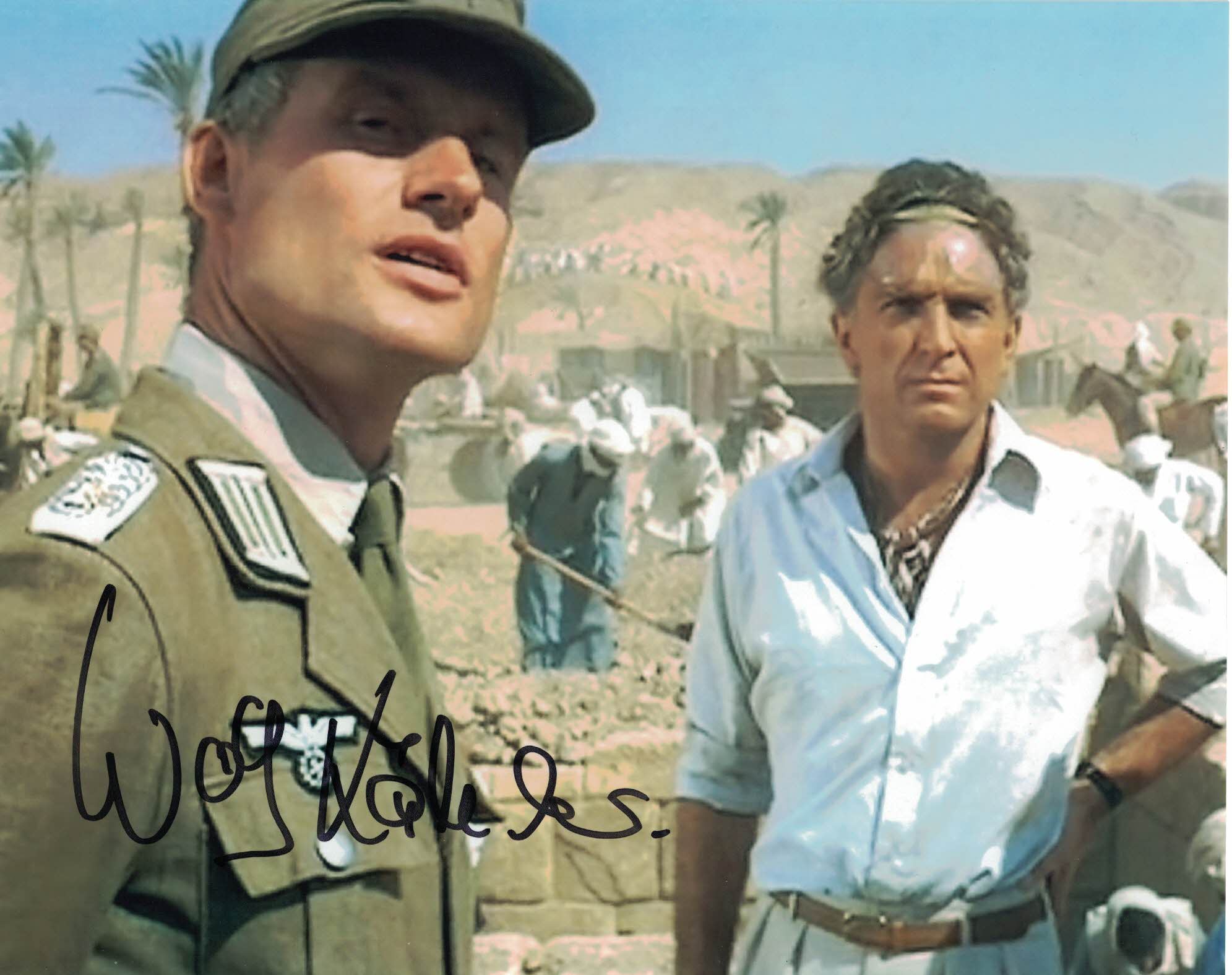 WOLF KAHLER - Dietrich in Raiders of The Lost Ark - hand signed 10 x 8 photo