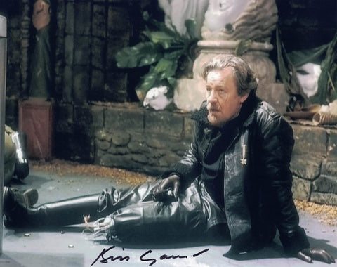 WILLIAM GAUNT - Orcini in Doctor Who Revelation of The Daleks hand signed 10 x 8 photo