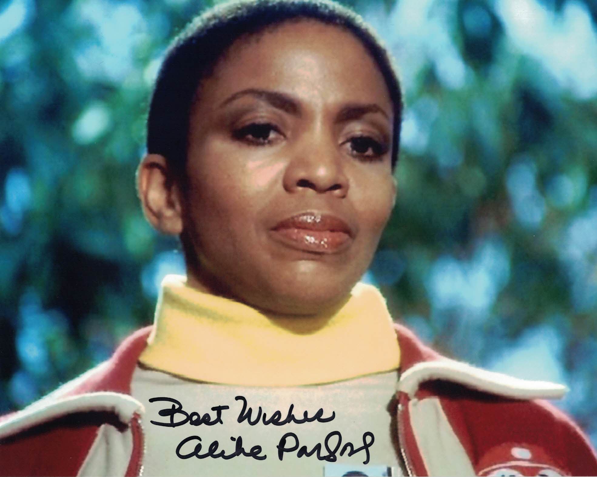 ALIBE PARSONS - Alibe in Space 1999 hand signed 10 x 8 photo