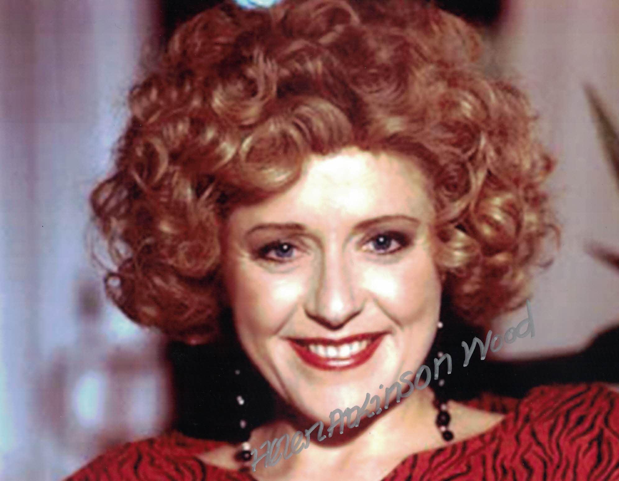 HELEN ATKINSON WOOD - Blackadder, KYTV hand signed 10 x 8 photo