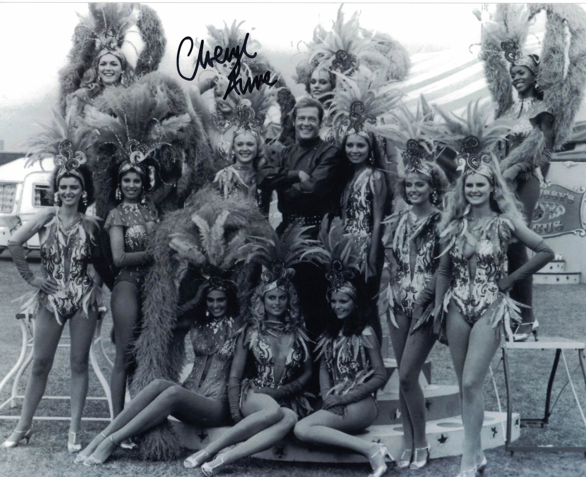 CHERYL ANNE - Octopussy Girl in James Bond Octopussy hand signed 10 x 8 photo