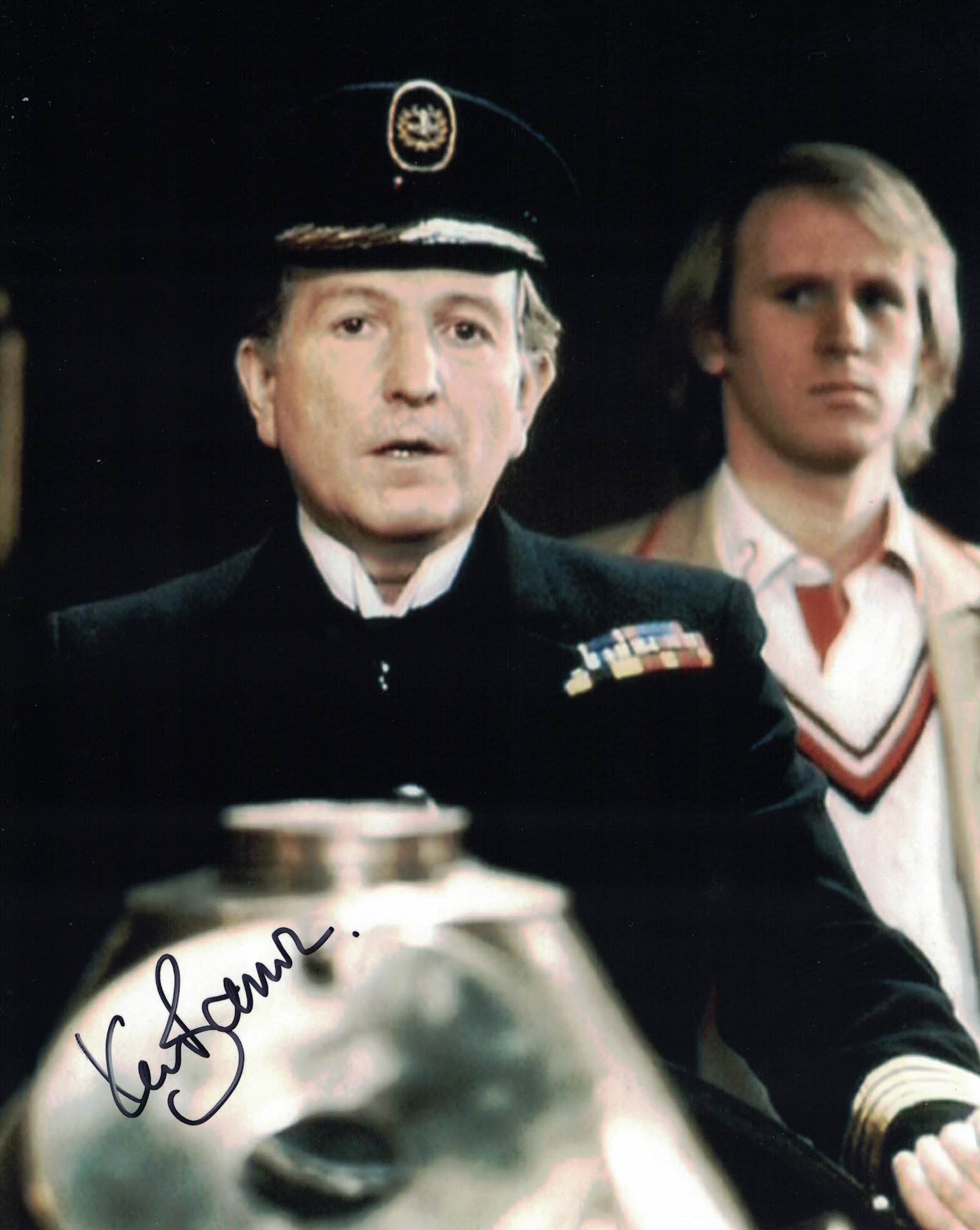 KEITH BARRON -  Striker, Enligntenment - Doctor Who hand signed 10 x 8 photo