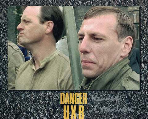 KENNETH CRANHAM - Salt in Danger UXB hand  signed 10 x 8 photo