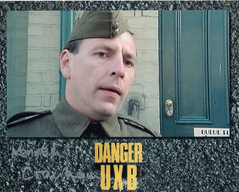 KENNETH CRANHAM - Salt in Danger UXB  hand signed 10 x 8 photo