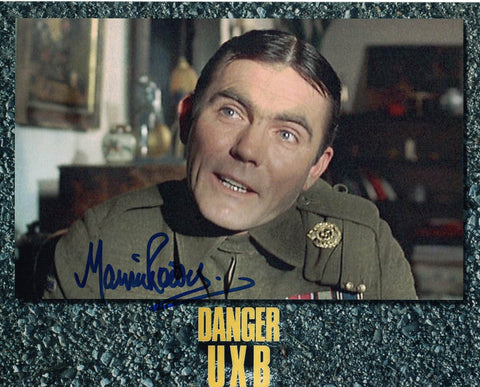 MAURICE ROEVES - Sgt James in Danger UXB - hand signed 10 x 8 photo
