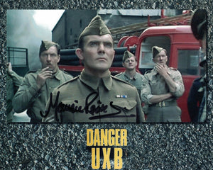 MAURICE ROEVES - Sgt James in Danger UXB - hand signed 10 x 8 photo