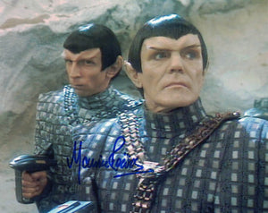 MAURICE ROEVES -Romulan Captain Star Trek TNG- hand signed 10 x 8 photo