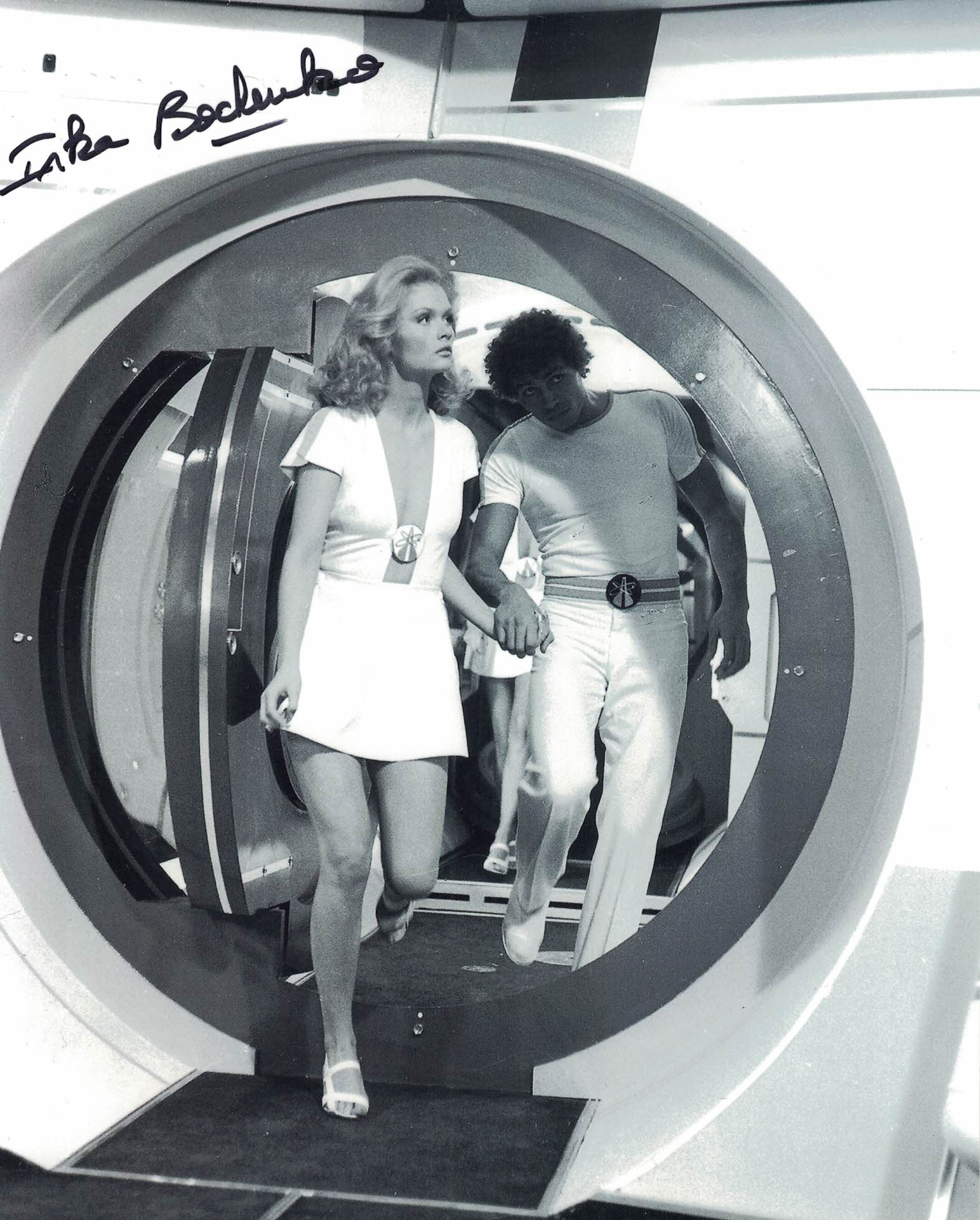 IRKA BOCHENKO - Blonde Beauty/ Drax Girl in James Bond Moonraker hand signed 10 x 8 photo