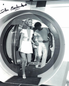IRKA BOCHENKO - Blonde Beauty/ Drax Girl in James Bond Moonraker hand signed 10 x 8 photo