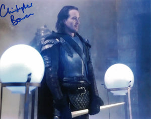 CHRISTOPHER BOWEN - Mordred in Battlefield Doctor Who hand signed 10 x 8