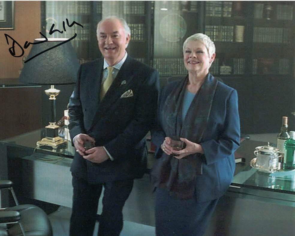 DAVID CALDER  - Sir Robert King in James Bond The World Is Not Enough hand signed 10 x 8 photo
