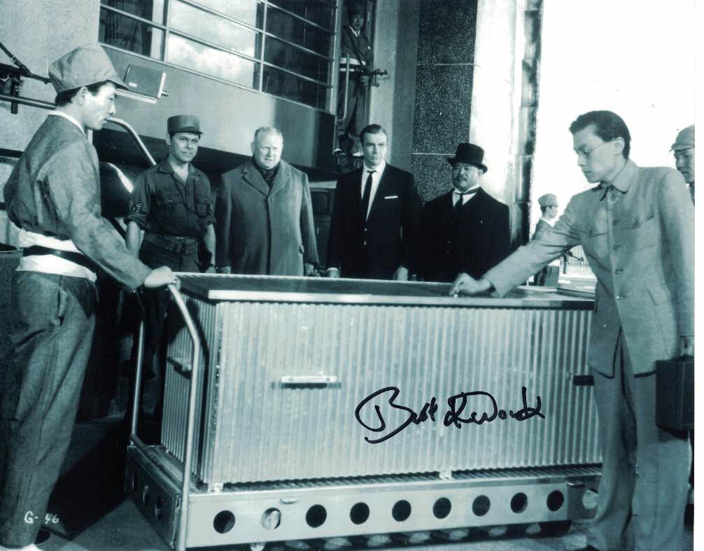 BURT KWOUK - Mr Ling in Goldfinger- James Bond - hand signed 10 x 8 photo
