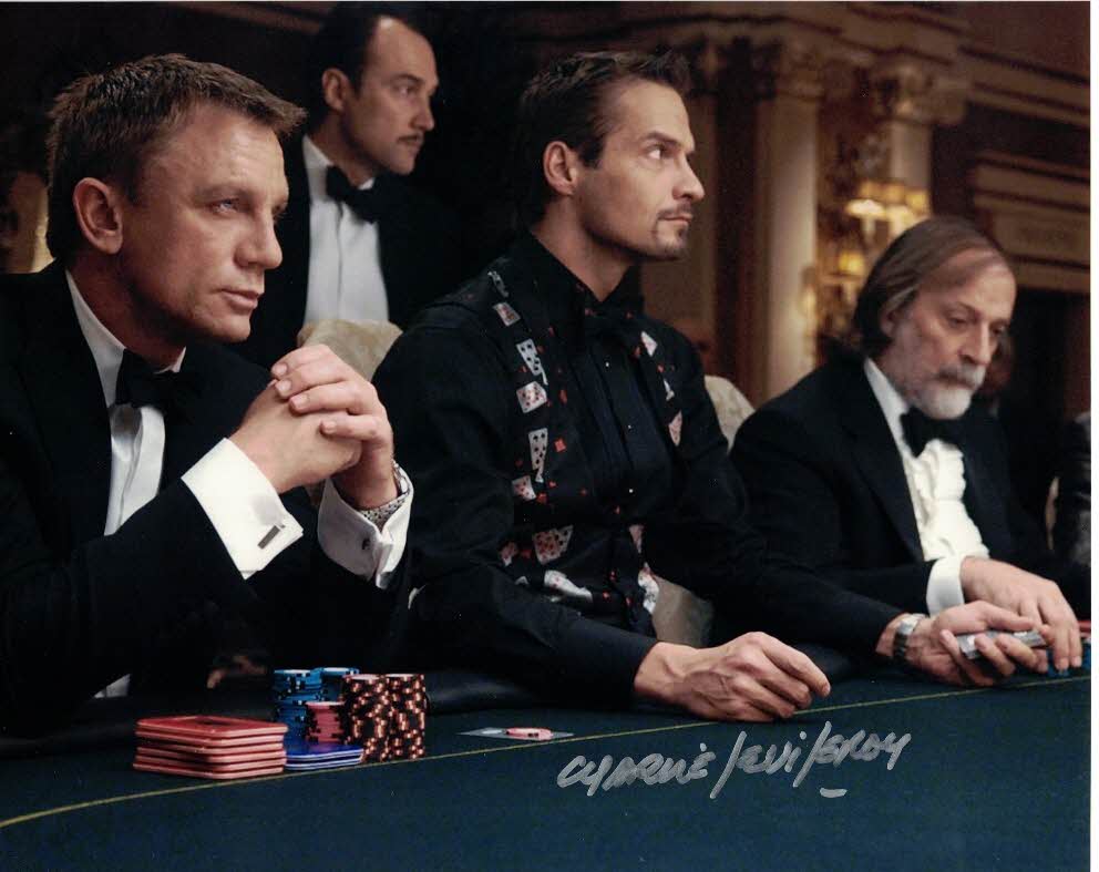CHARLIE LEVI LEROY - Gallardo in Casino Royale (2006) hand signed 10 x 8 photo