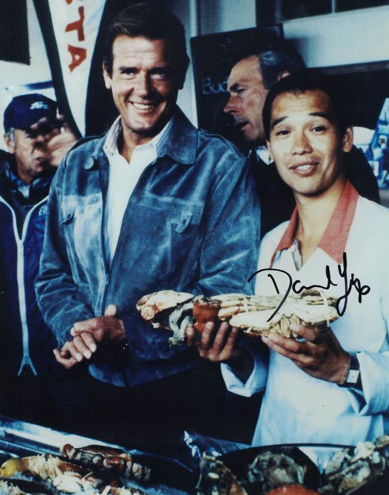 DAVID YIP  - Chuck Lee in A View To A Kill hand signed 10 x 8 photo
