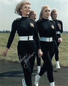 CARON GARDNER - Flying circus pilot - James Bond -Goldfinger - hand signed 10 x 8 photo