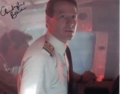 CHRISTOPHER BOWEN - Commander of the Devonshire - Tomorrow Never Dies hand signed 10 x 8 photos