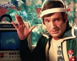 GREGORY DE POLNAY - Peter Garforth in The Lambda Factor Space 1999 hand signed 10 x 8 photo