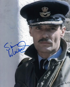 SIMON WILLIAMS - Group Cpt Gilmore in Doctor Who hand signed 10 x 8 photo
