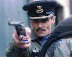 SIMON WILLIAMS - Group Cpt Gilmore in Doctor Who hand signed 10 x 8 photo