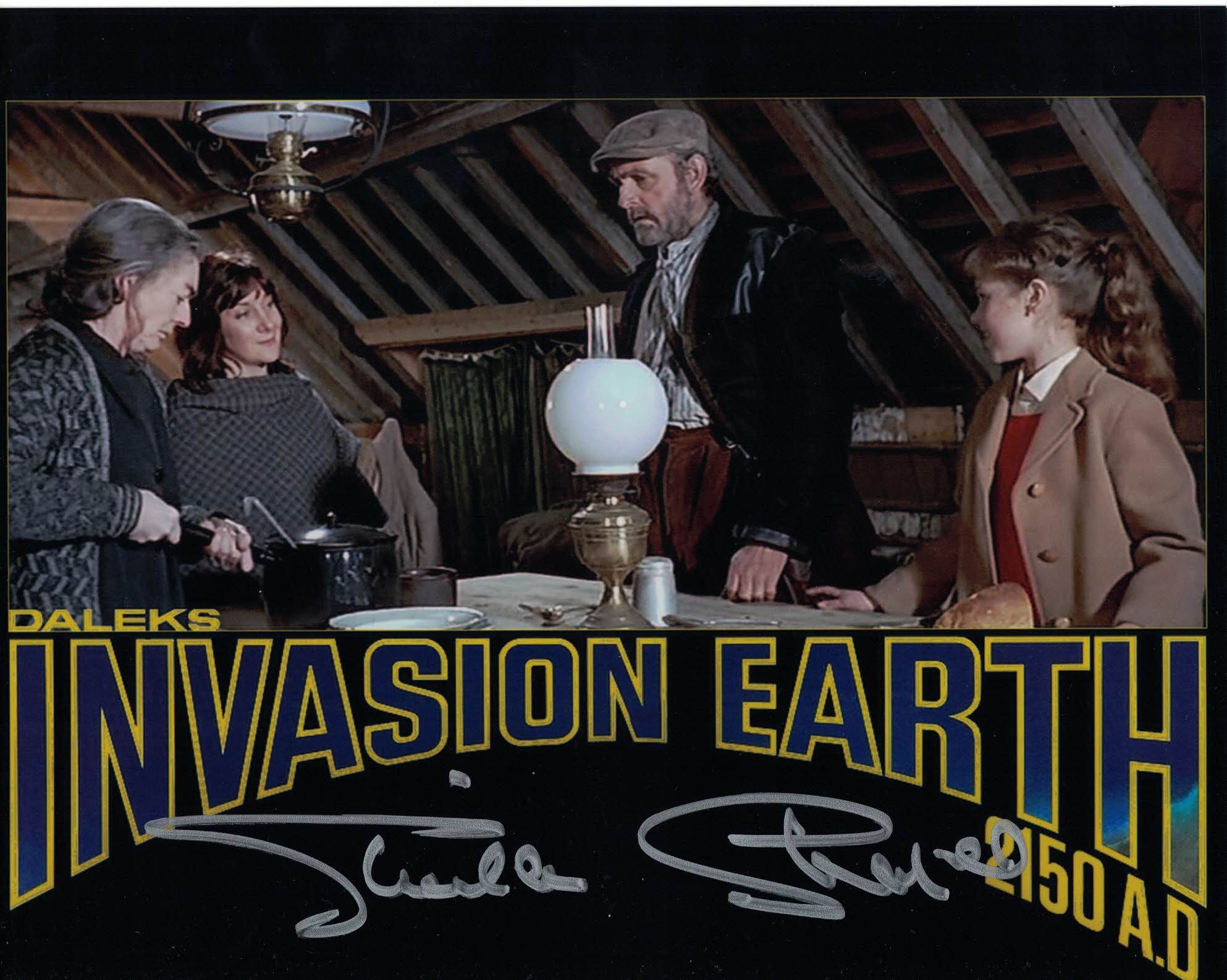 SHEILA STEAFEL - Young Woman Daleks Invasion Earth- Doctor Who hand signed 10 x 8 photo