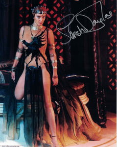 SARAH DOUGLAS - Queen Tamaris in Conan 2- hand signed 10 x 8 photo