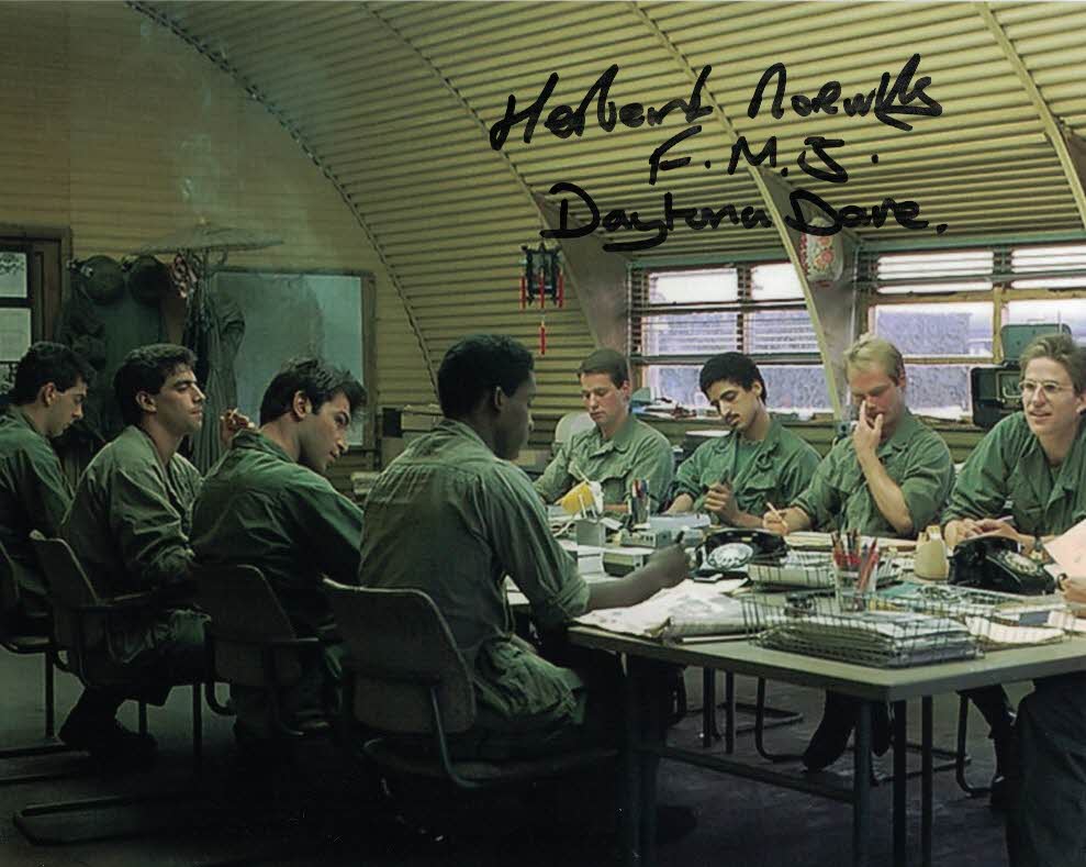 HERBERT NORVILLE - Daytona Dave in Full Metal Jacket hand signed 10 x 8 photo