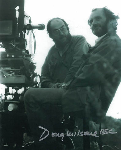 DOUGLAS MILSOME - Camera Operator & Cinematographer hand signed 10 x 8 photo