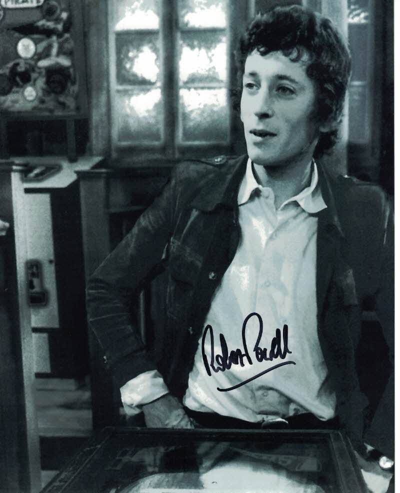 ROBERT POWELL - Toby Wren in Doomwatch hand signed 10 x 8 photo