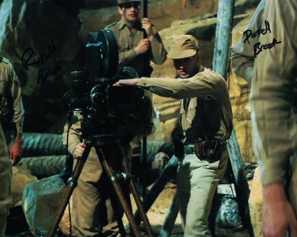 RUSSELL and DARRELL BROOK German soldiers with the Ark in Raiders of the Lost Ark signed x 2