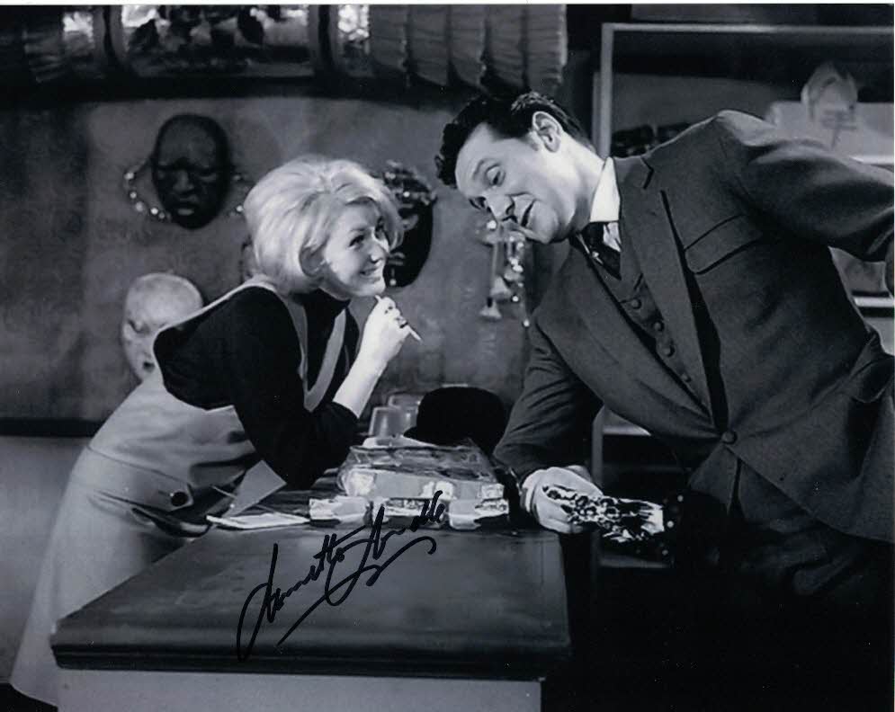 ANNETTE ANDRE - Judy in The Avengers - Mandrake  hand signed 10 x 8 photo
