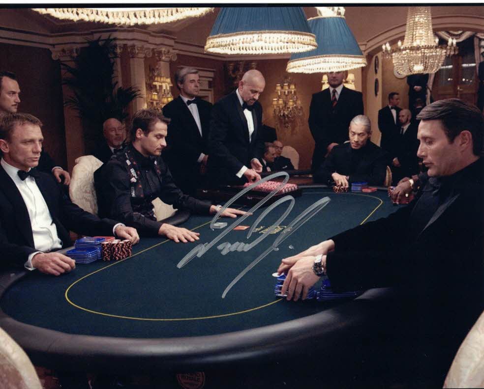 ANDREAS DANIEL - Dealer at Casino Royale (2006) James Bond  hand signed 10 x 8 photo