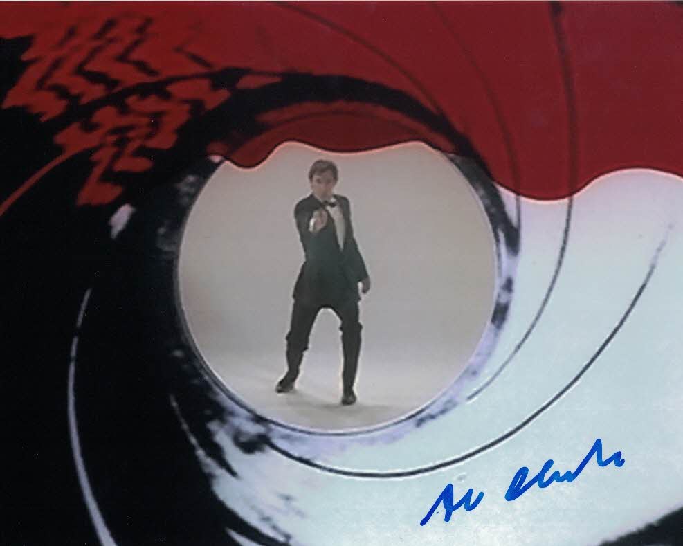 ALAN CHURCH  - Optical Cameraman on James Bond titles hand signed 10 x 8 photo