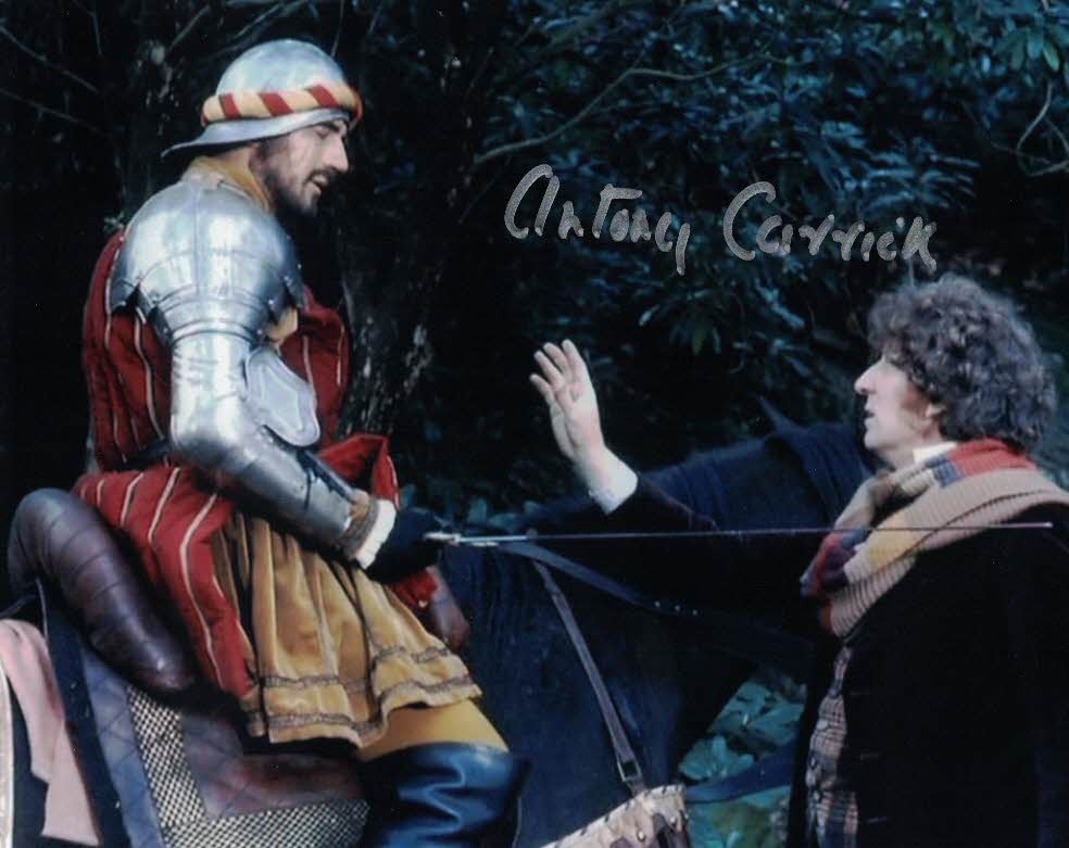 ANTONY CARRICK  - Rossini in Masque of Mandragora - Doctor Who  hand signed 10 x 8 photo