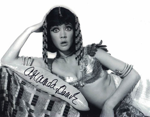 AMANDA BARRIE - Cleo in Carry On Cleo  hand signed 10 x 8 photo