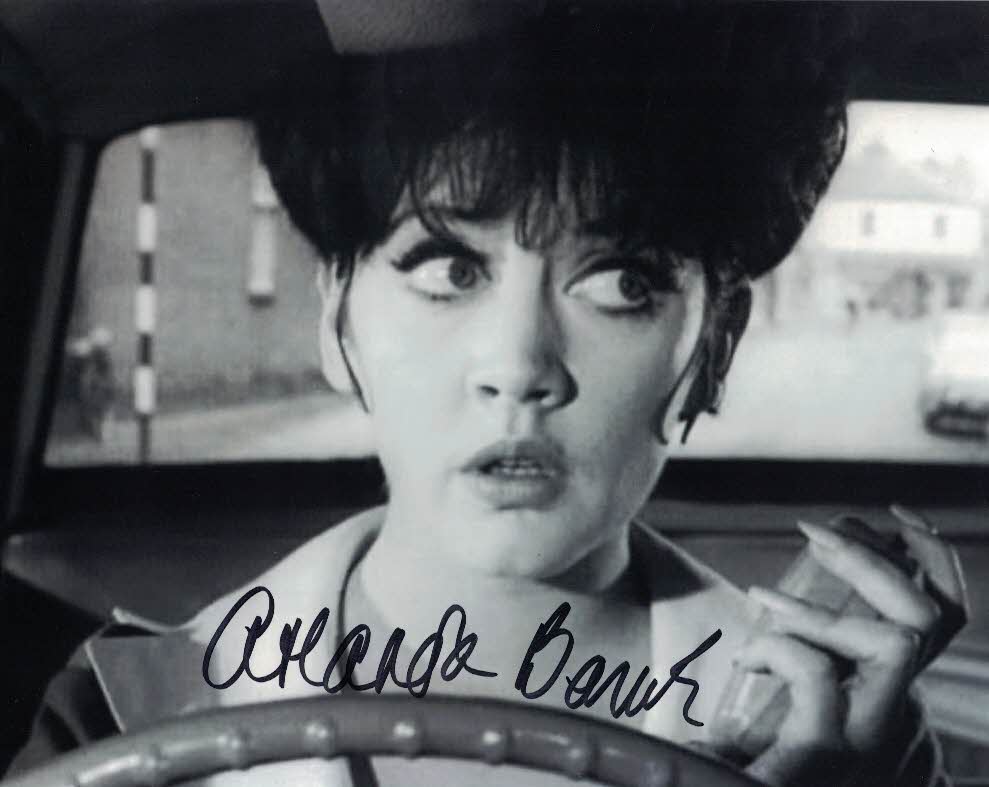 AMANDA BARRIE - Anthea in Carry On Cabby  hand signed 10 x 8 photo