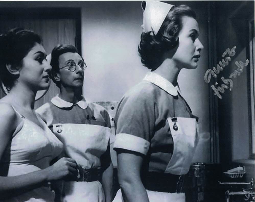 ANN FIRBANK as Staff Nurse Helen Lloyd in Carry on Nurse  hand signed 10 x 8 photo
