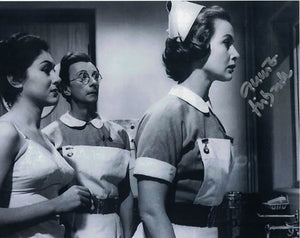 ANN FIRBANK as Staff Nurse Helen Lloyd in Carry on Nurse  hand signed 10 x 8 photo