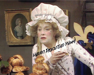 HELEN ATKINSON WOOD - Mrs Miggins in Blackadder - hand signed 10 x 8 photo