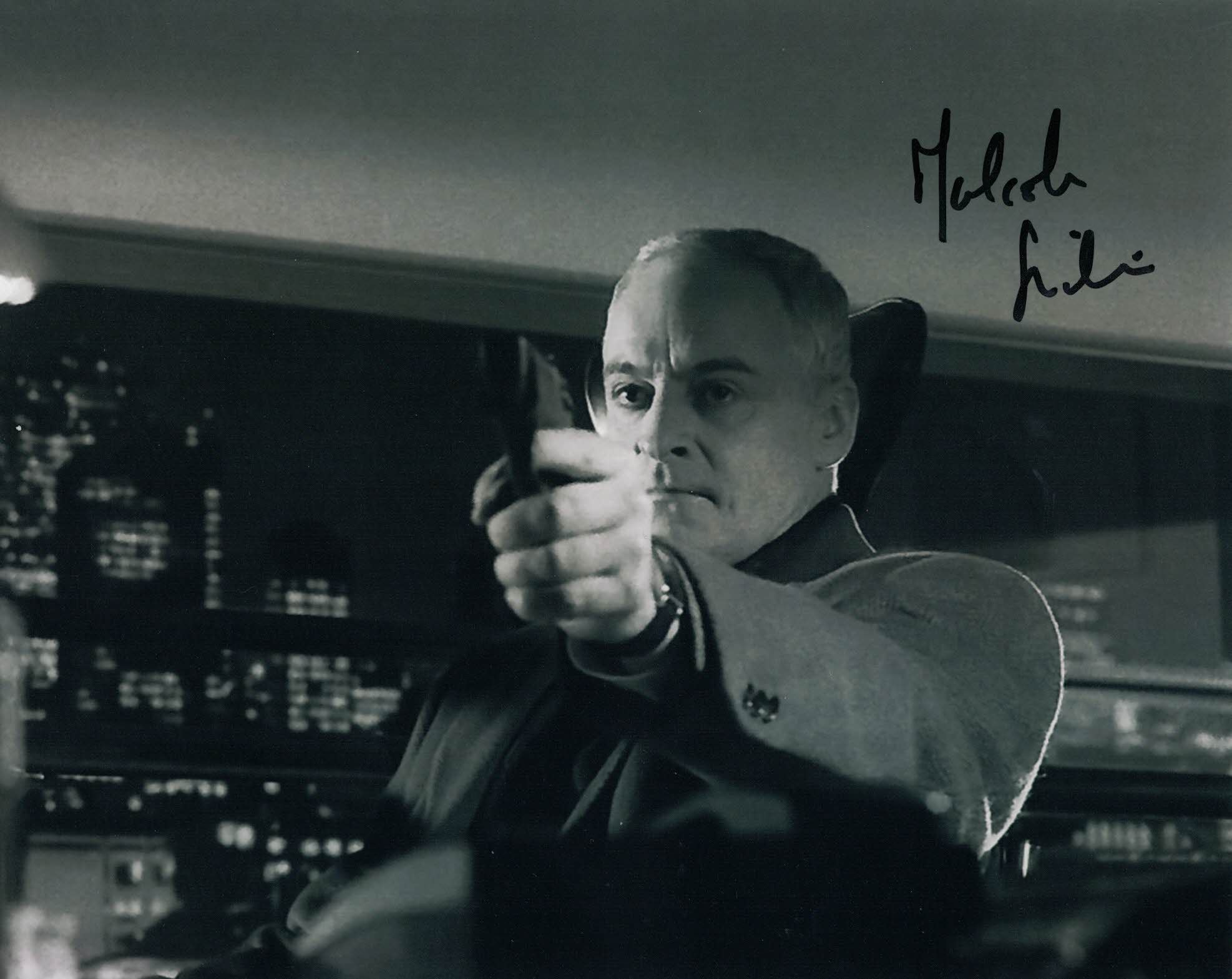 MALCOLM SINCLAIR - Dryden in James Bond - Casino Royale -  hand signed 10 x 8 photo
