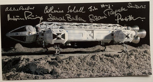 SPACE 1999 16 X 8 hand signed by cast x 8