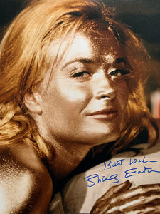 SHIRLEY EATON - Jill Masterson in Goldfinger - 11 x 14SHIRLEY EATON - Jill Masterson in Goldfinger hand signed James Bond