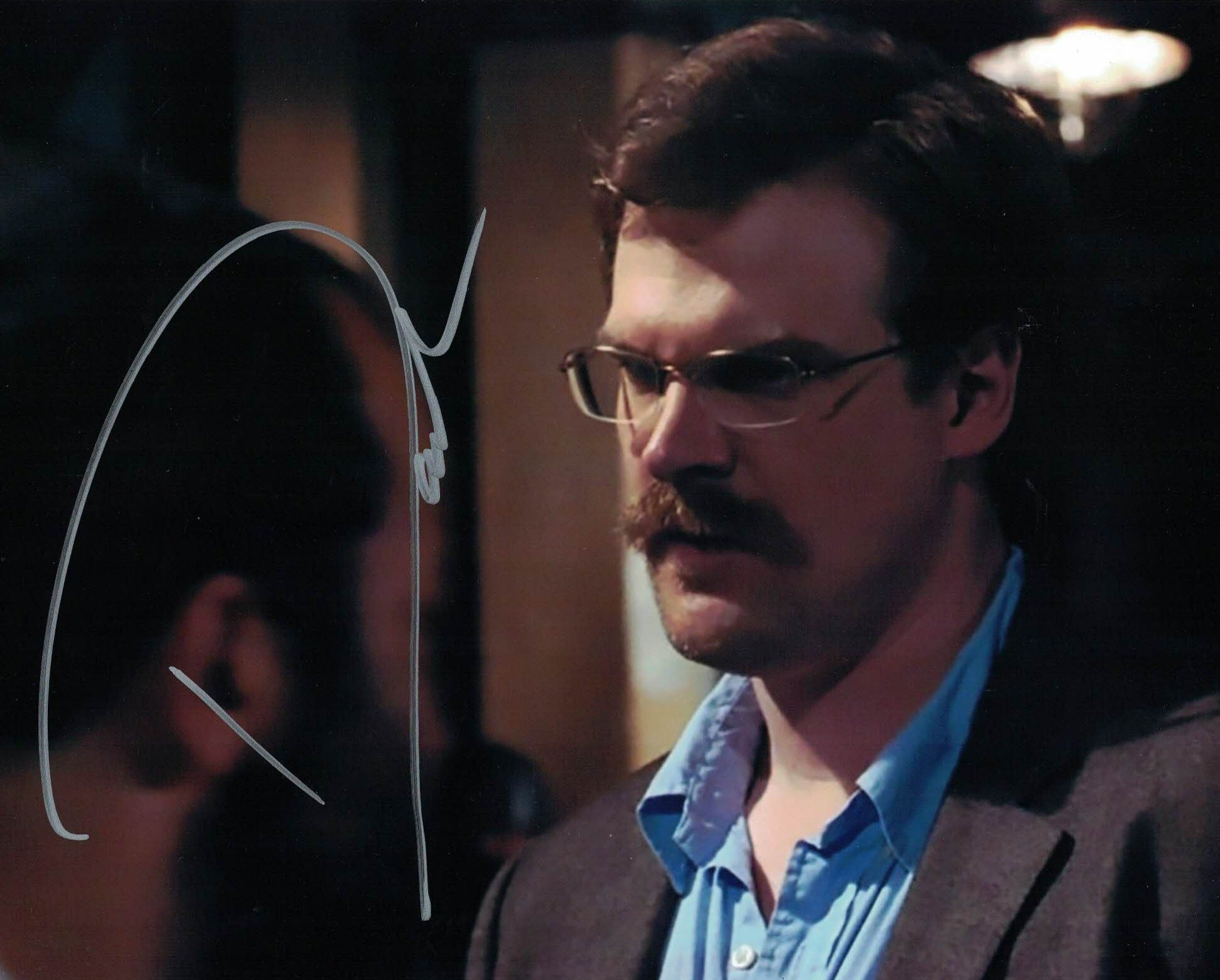 DAVID HARBOUR - Greg Beam in Quantum of Solace- James Bond hand signed 10 x 8 photo