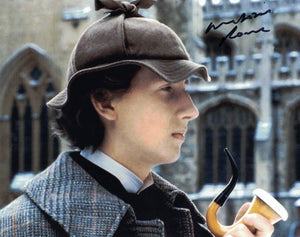 NICHOLAS ROWE - Sherlock Holmes in Young Sherlock - hand signed 10 x 8 photo