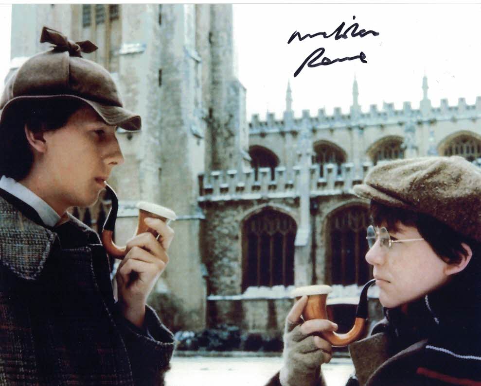NICHOLAS ROWE -Sherlock Holmes in Young Sherlock Holmes - hand signed 10 x 8 photo
