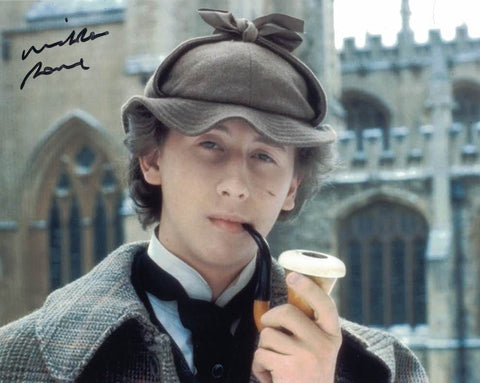 NICHOLAS ROWE - Sherlock Holmes in Young Sherlock hand signed 10 x 8 photo