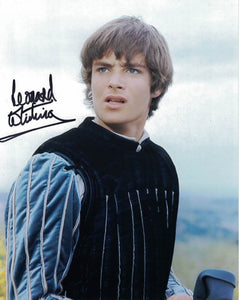 LEONARD WHITING - Romeo in Zeffirelli's Romeo &  Juliet hand signed 10 x 8 photo