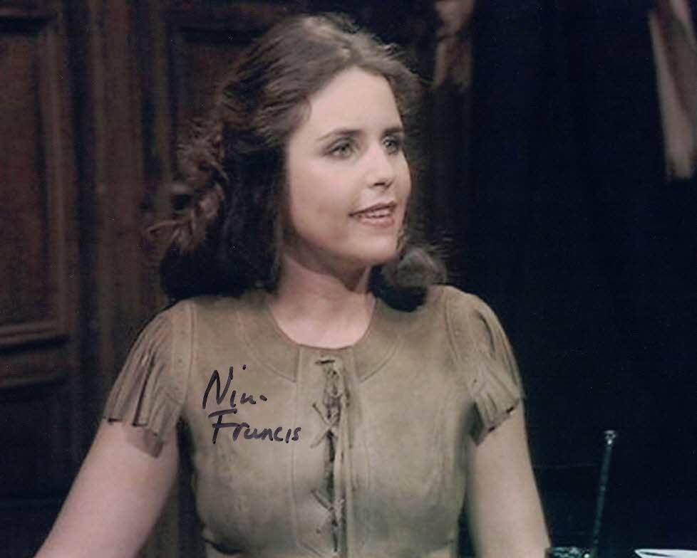 NINA FRANCIS- Miss Ainsworth in Are You Being Served hand signed 10 x 8 photo